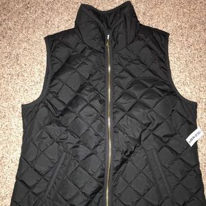 Large black old navy vest